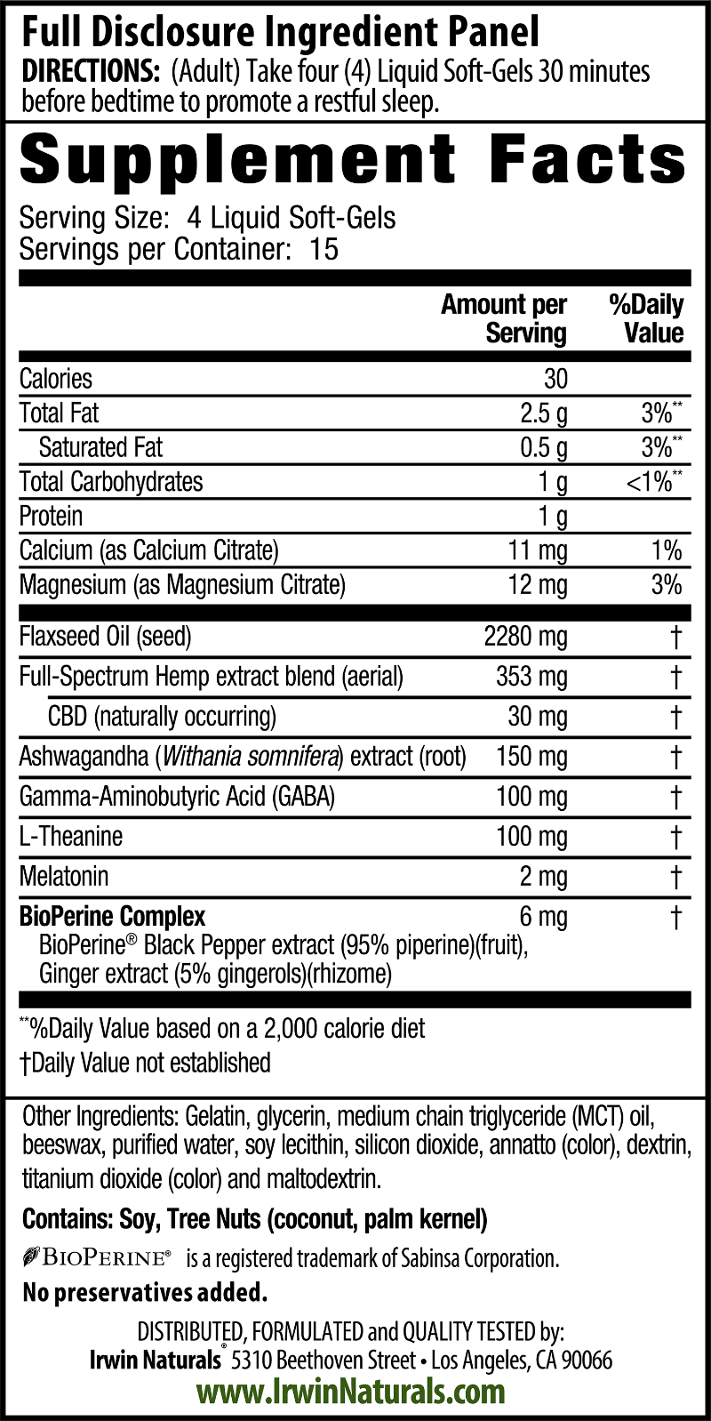 Supplement Facts
