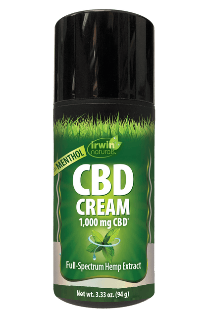 CBD Cream 1000 mg CBD with Menthol by Irwin Naturals