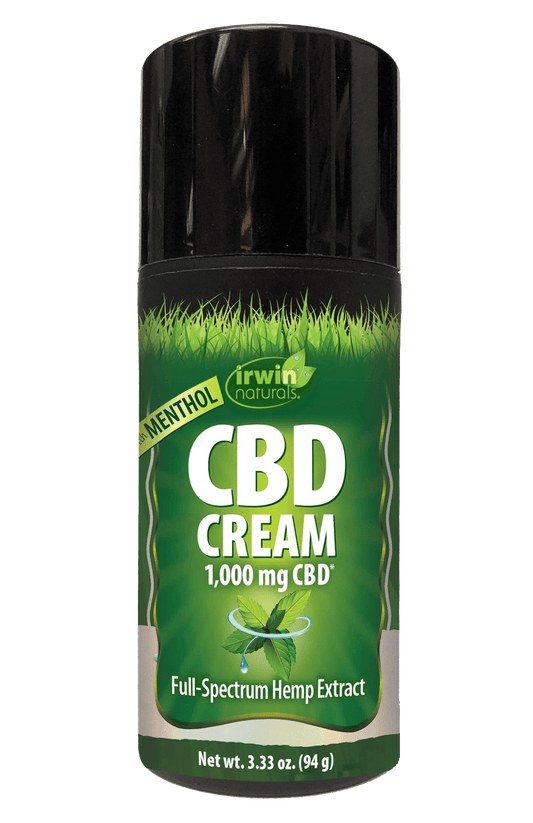 CBD Cream 1000 mg CBD with Menthol by Irwin Naturals