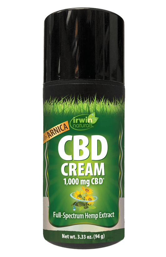 CBD Cream 1000 mg CBD with Arnica by Irwin Naturals