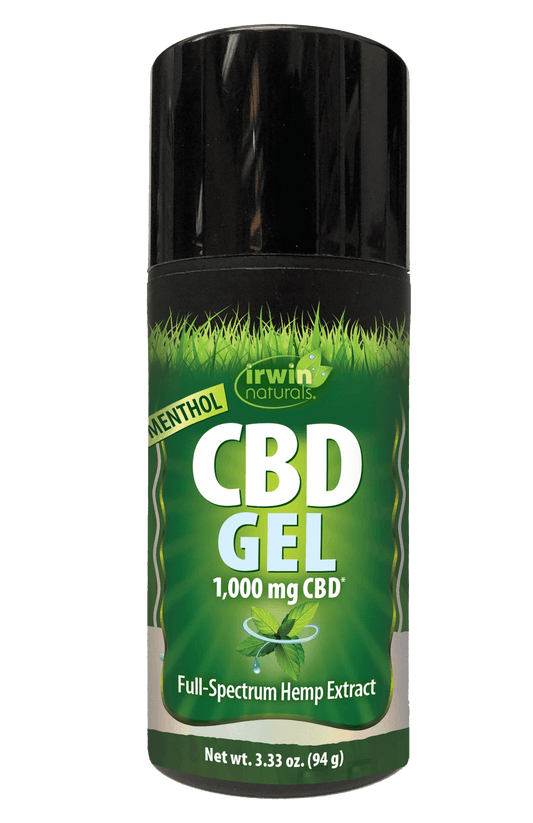 CBD Gel 1000 mg CBD with Menthol by Irwin Naturals