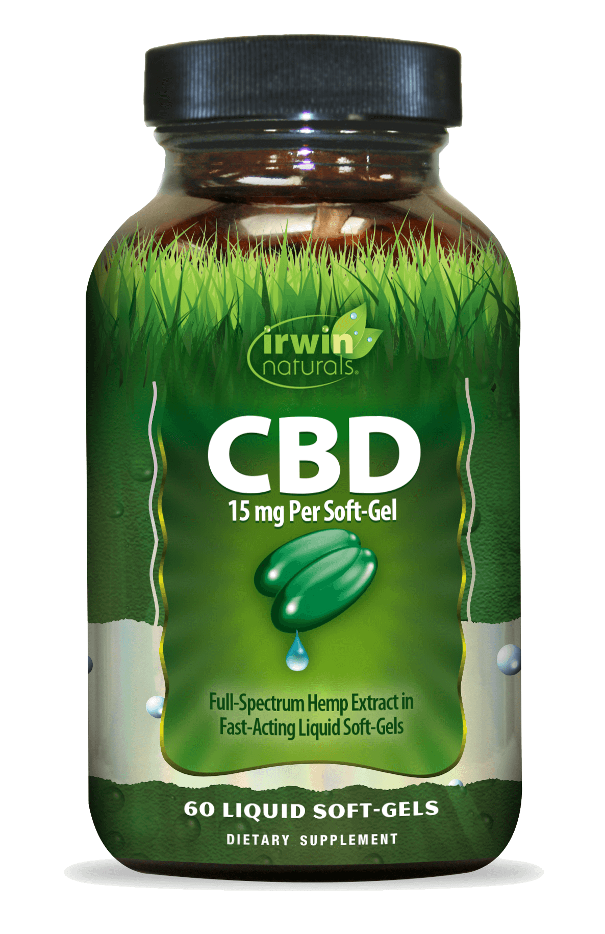CBD 15 mg per soft gel by Irwin Naturals