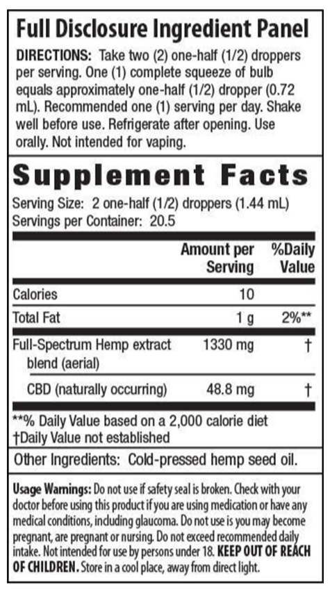 Supplement Facts