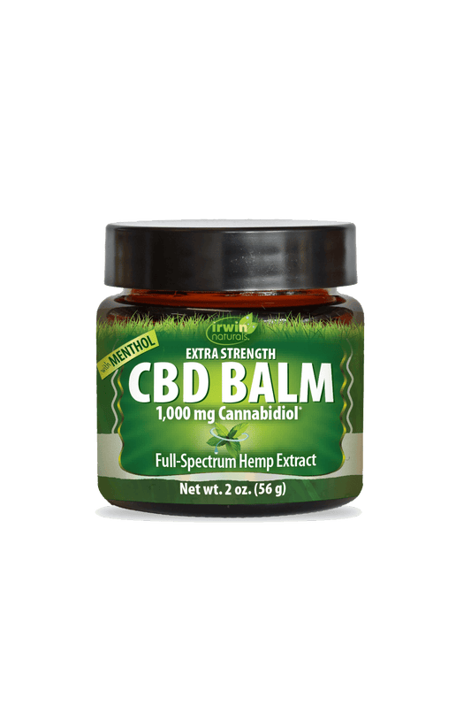 Extra Strength CBD Balm 1000 mg Cannabidiol with Menthol by Irwin Naturals