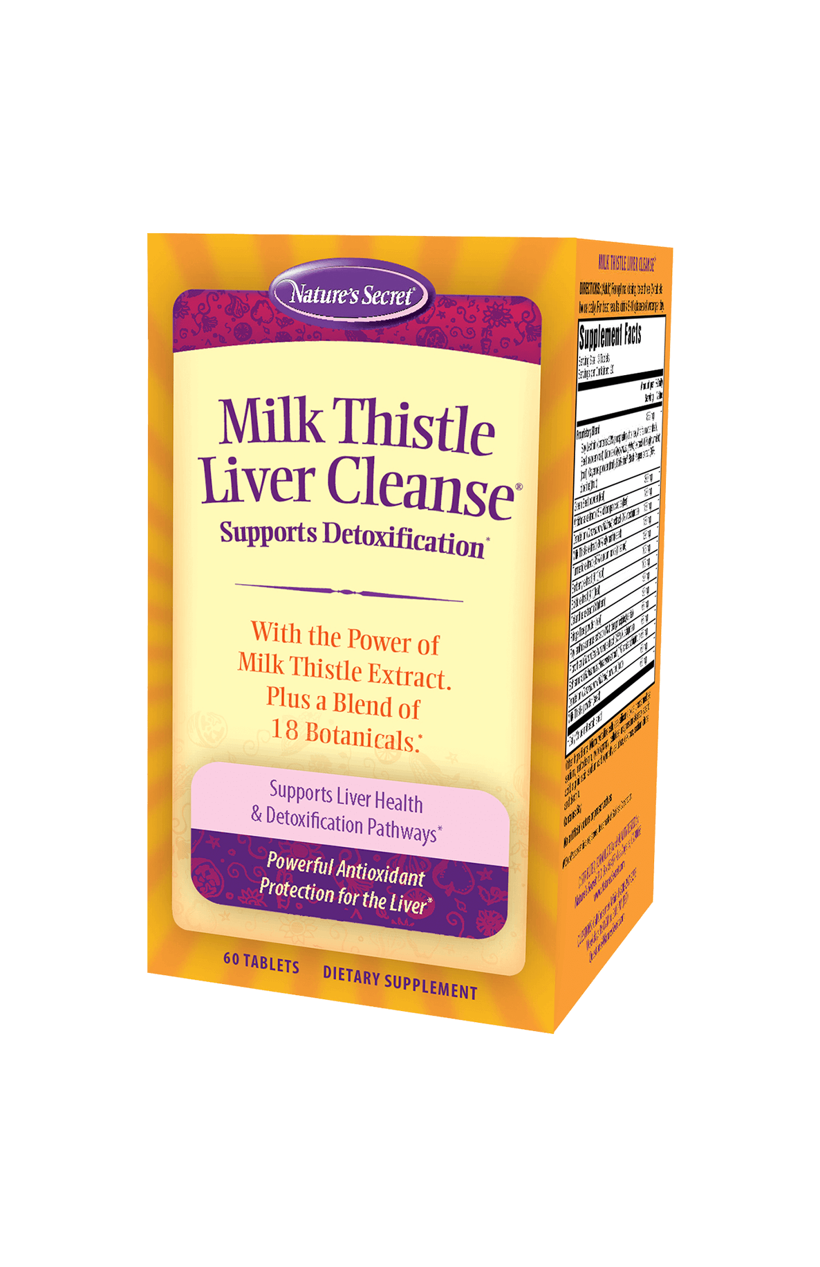 Milk Thistle Liver Cleanse Supports Detoxification by Nature's Secret 