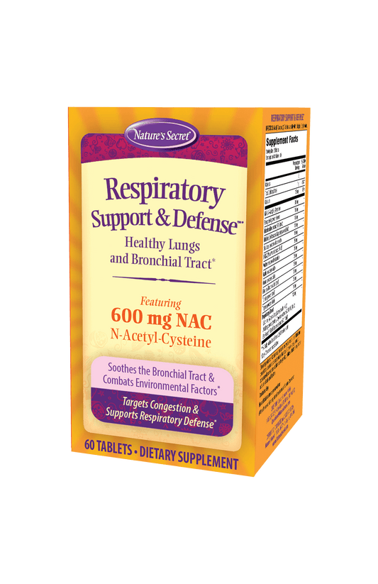Respiratory Support and Defense Healthy Lungs and Bronchial Tract by Nature's Secret 