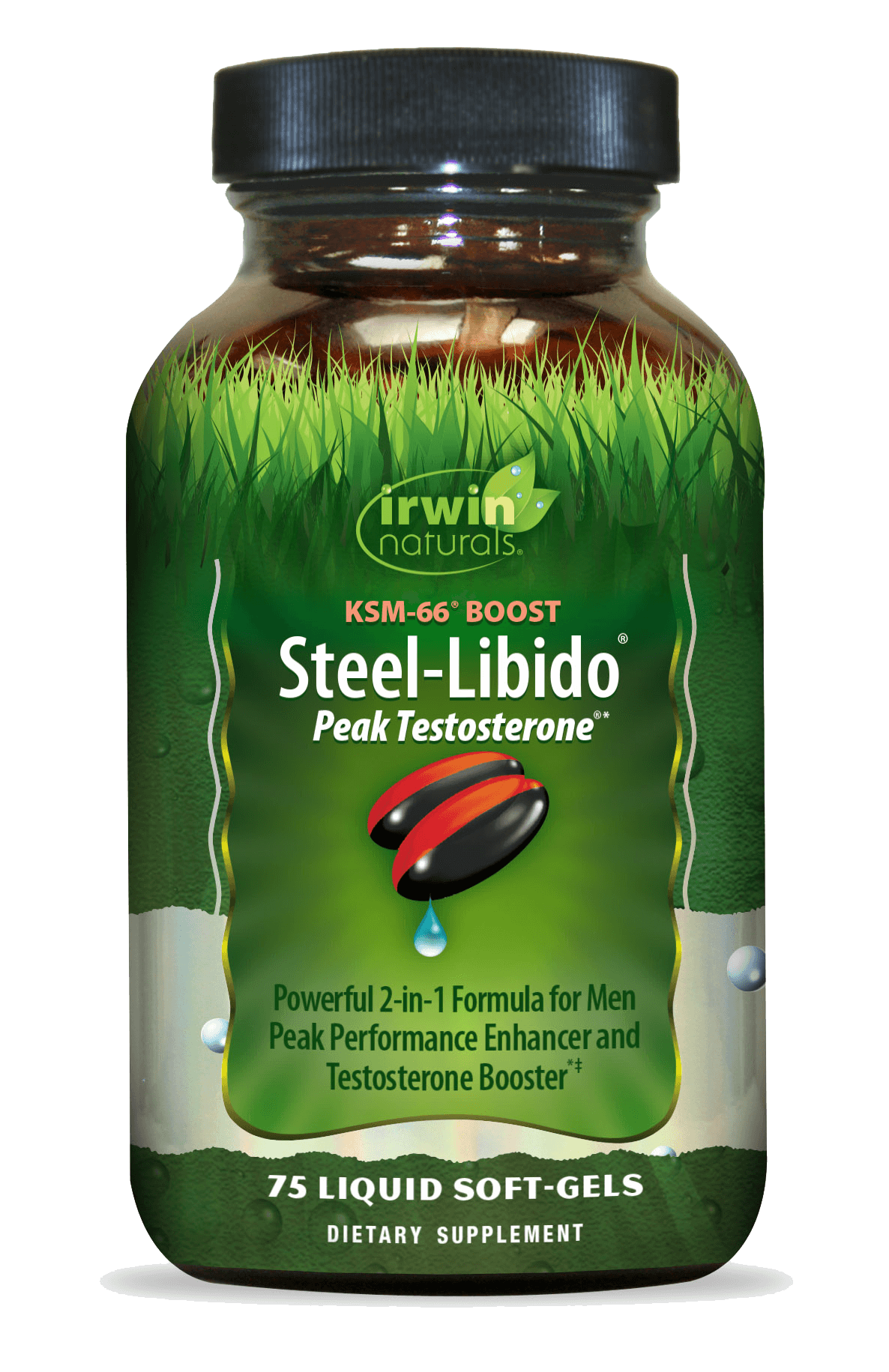 KSM-66 Boost Steel Libido Peak Testosterone by Irwin Naturals