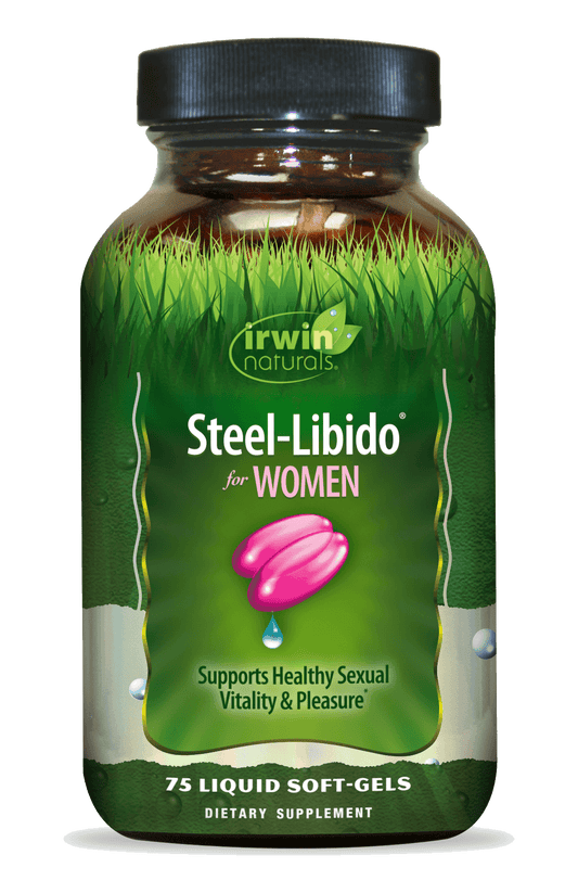 Steel Libido for Women Supports Healthy Sexual Vitality and Pleasure by Irwin Naturals