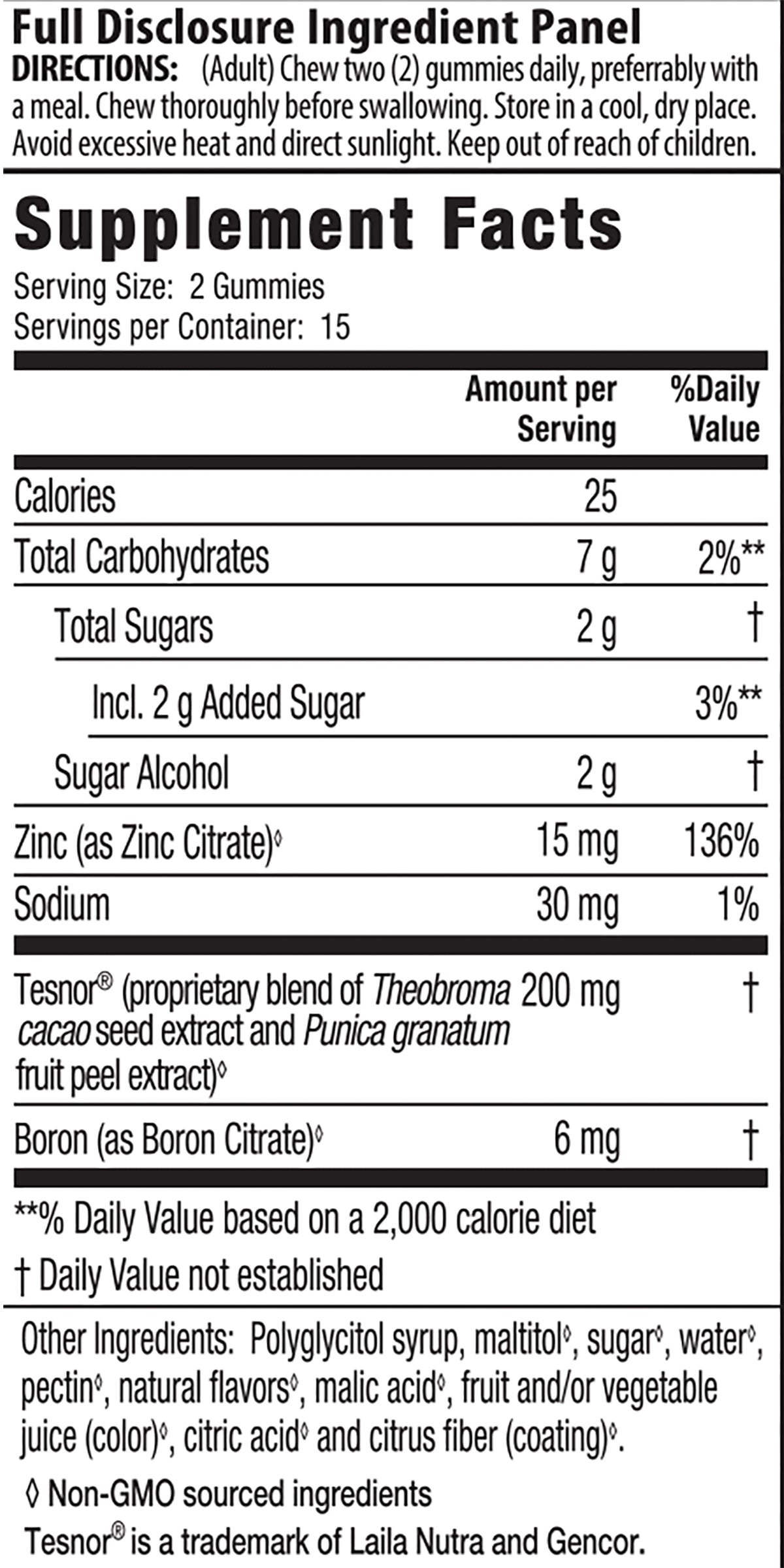 Supplement Facts