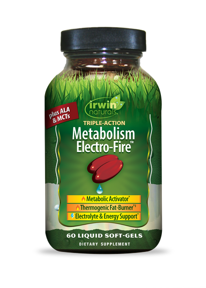 Triple-Action Metabolism Electro-Fire 60ct-Irwin Naturals