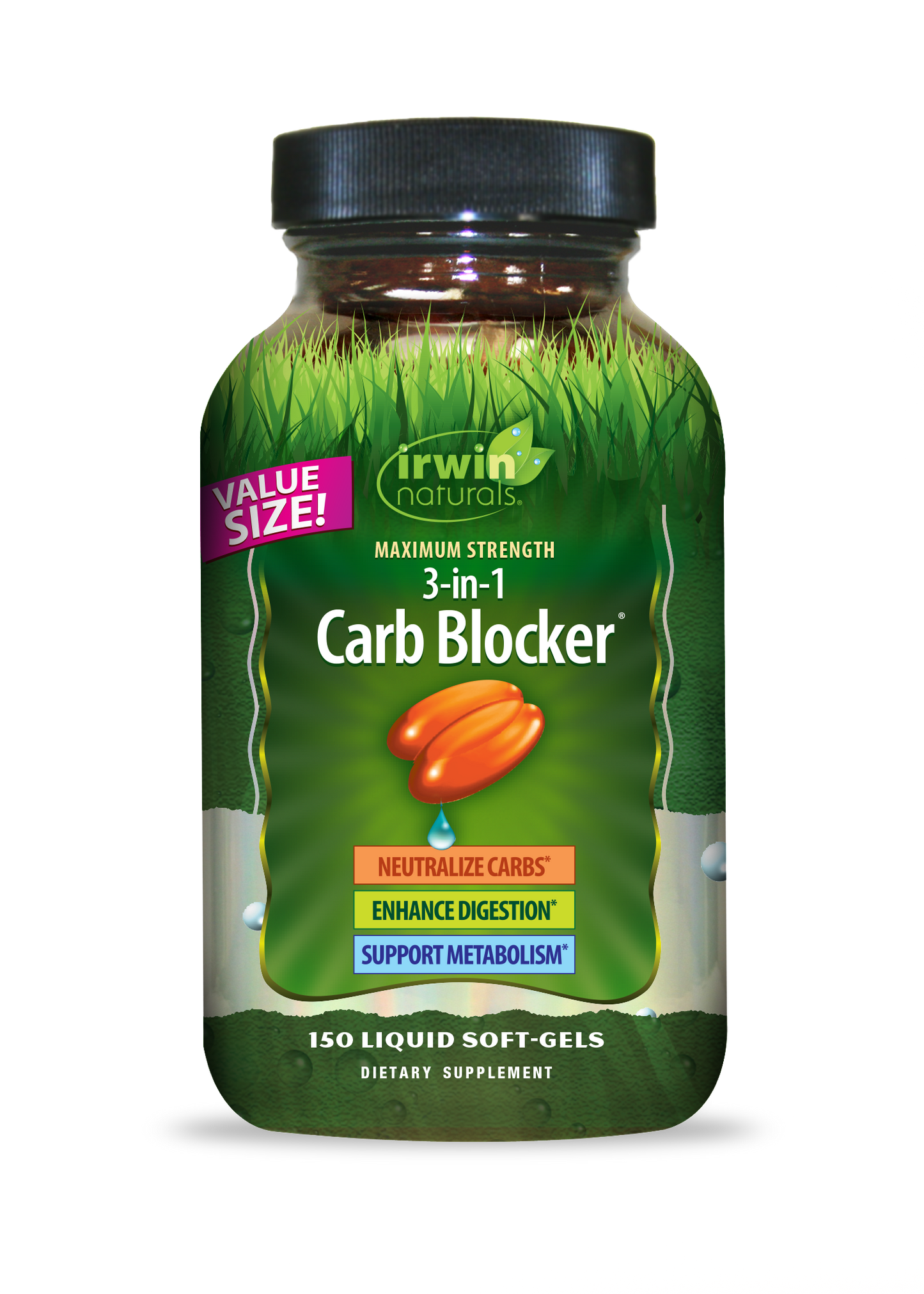 Maximum Strength 3-in-1 Carb Blocker Value Size
