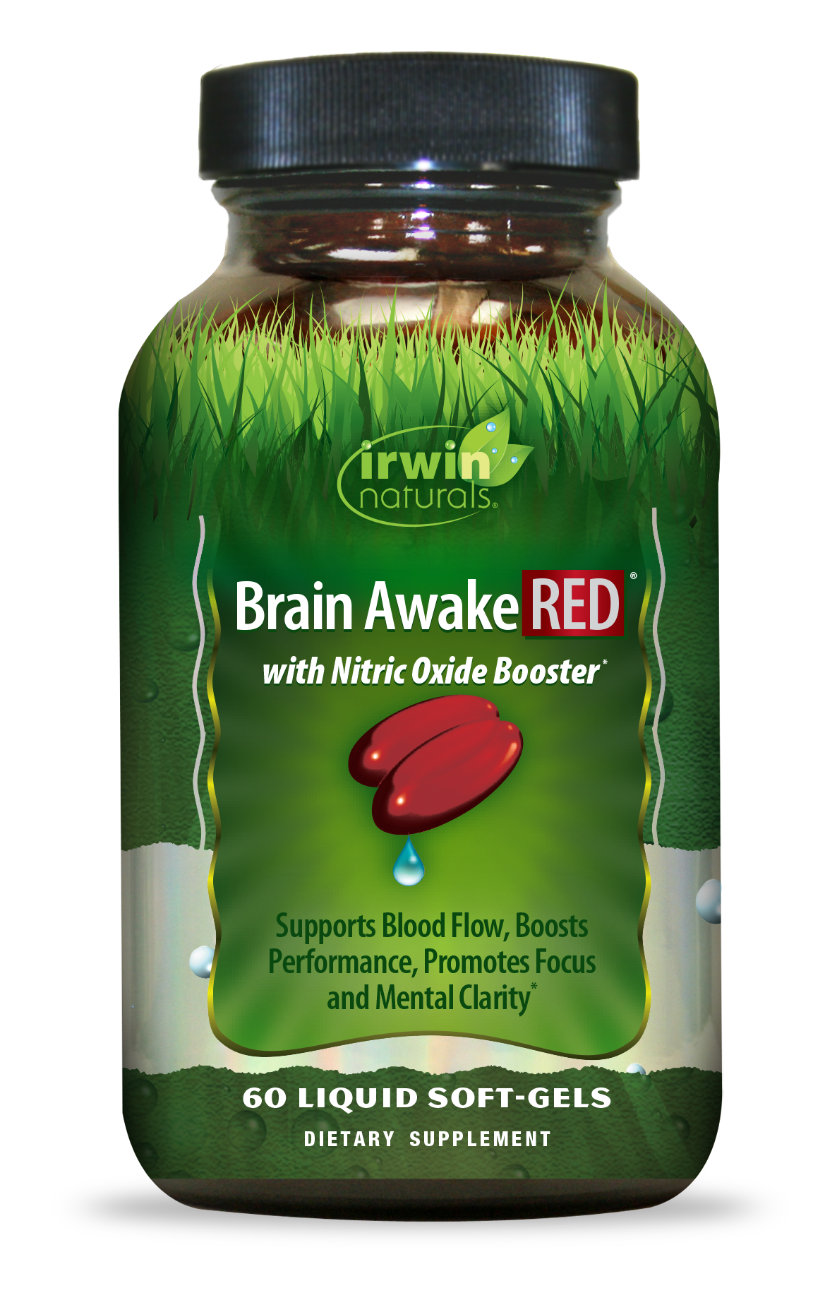 Brain Awake RED with Nitric Oxide Booster – Irwin Naturals