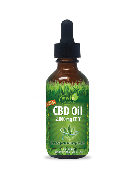 CBD Oil - Unflavored 2000mg CBD Oil from full Spectrum Hemp