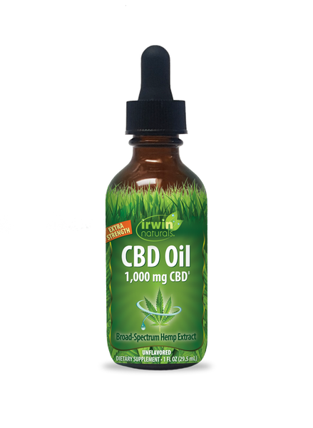 CBD Oil - 1000 mg from full spectrum hemp extract – Irwin Naturals