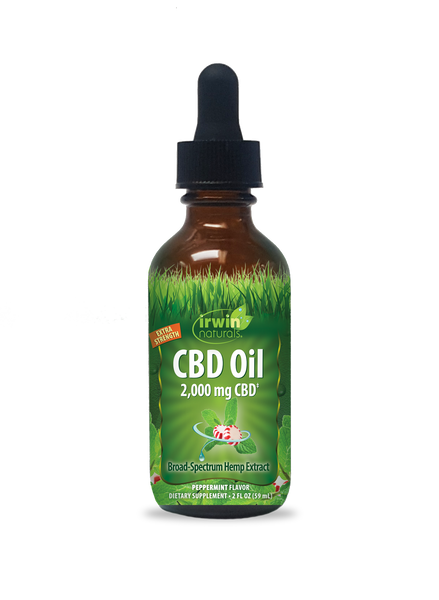 CBD Oil - Peppermint 2000mg CBD Oil from full Spectrum Hemp
