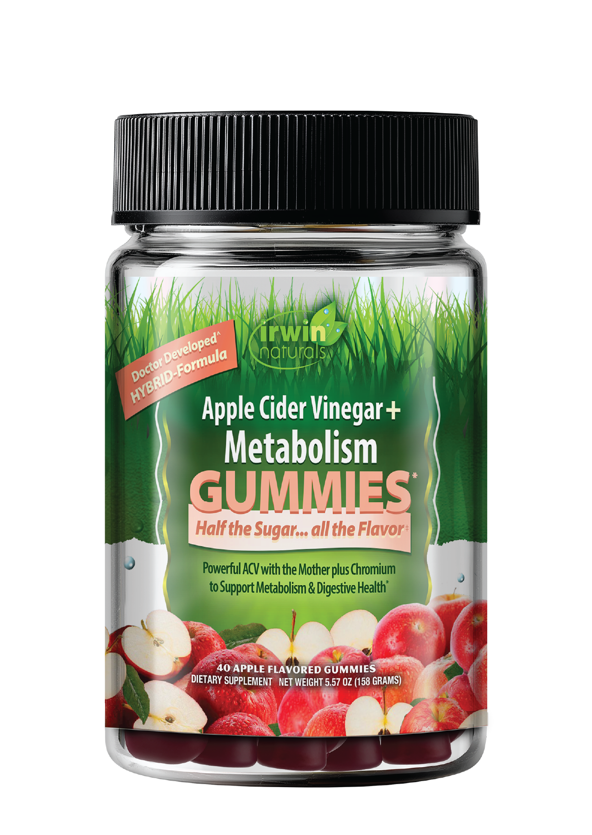 Apple Cider Vinegar + Metabolism Gummies-Irwin Naturals