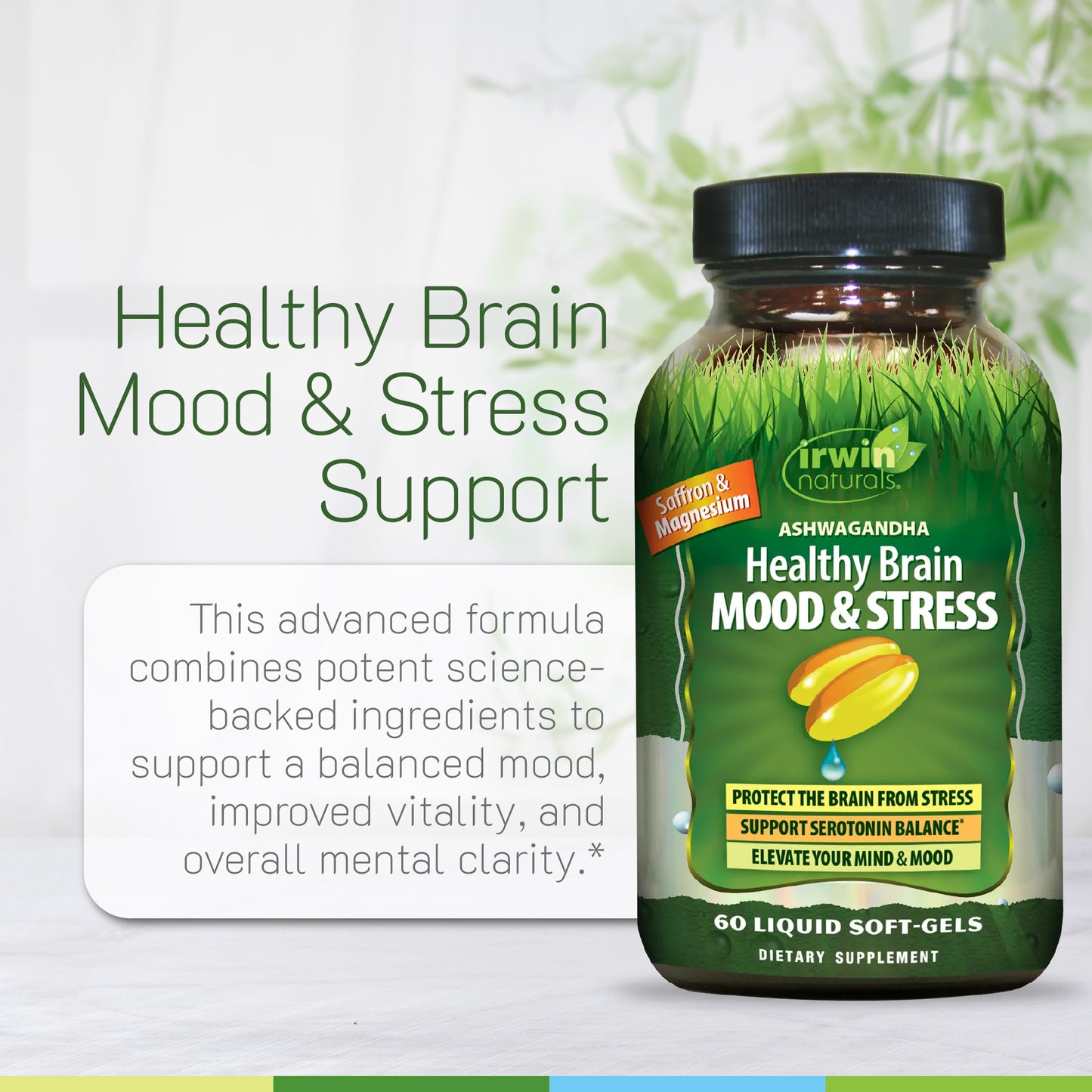 Ashwagandha Healthy Brain Mood & Stress 60ct