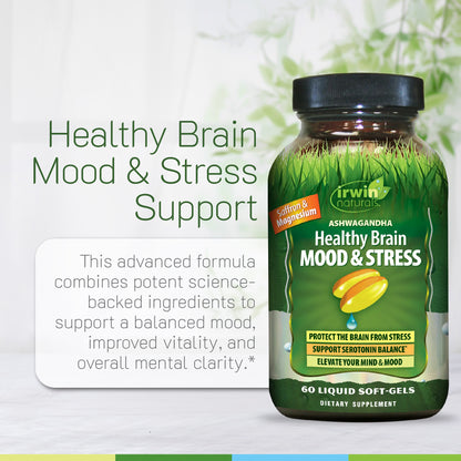 Ashwagandha Healthy Brain Mood & Stress 60ct