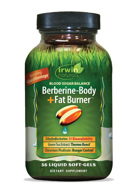 Blood Sugar Balance Berberine-Body + Fat Burner-Irwin Naturals