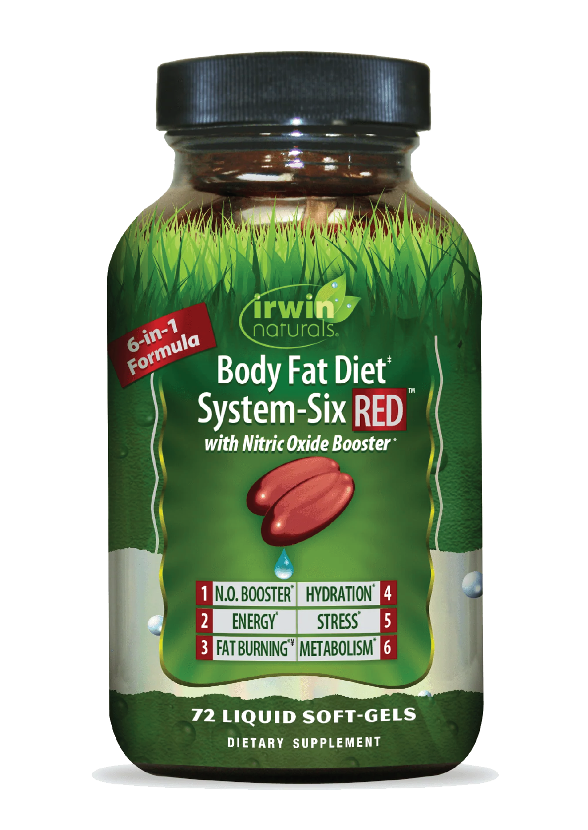 Body Fat Diet System-Six RED-Irwin Naturals