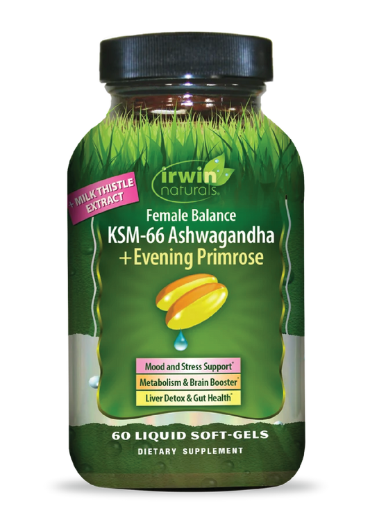 Female Balance KSM-66 Ashwagandha + Evening Primrose-Irwin Naturals
