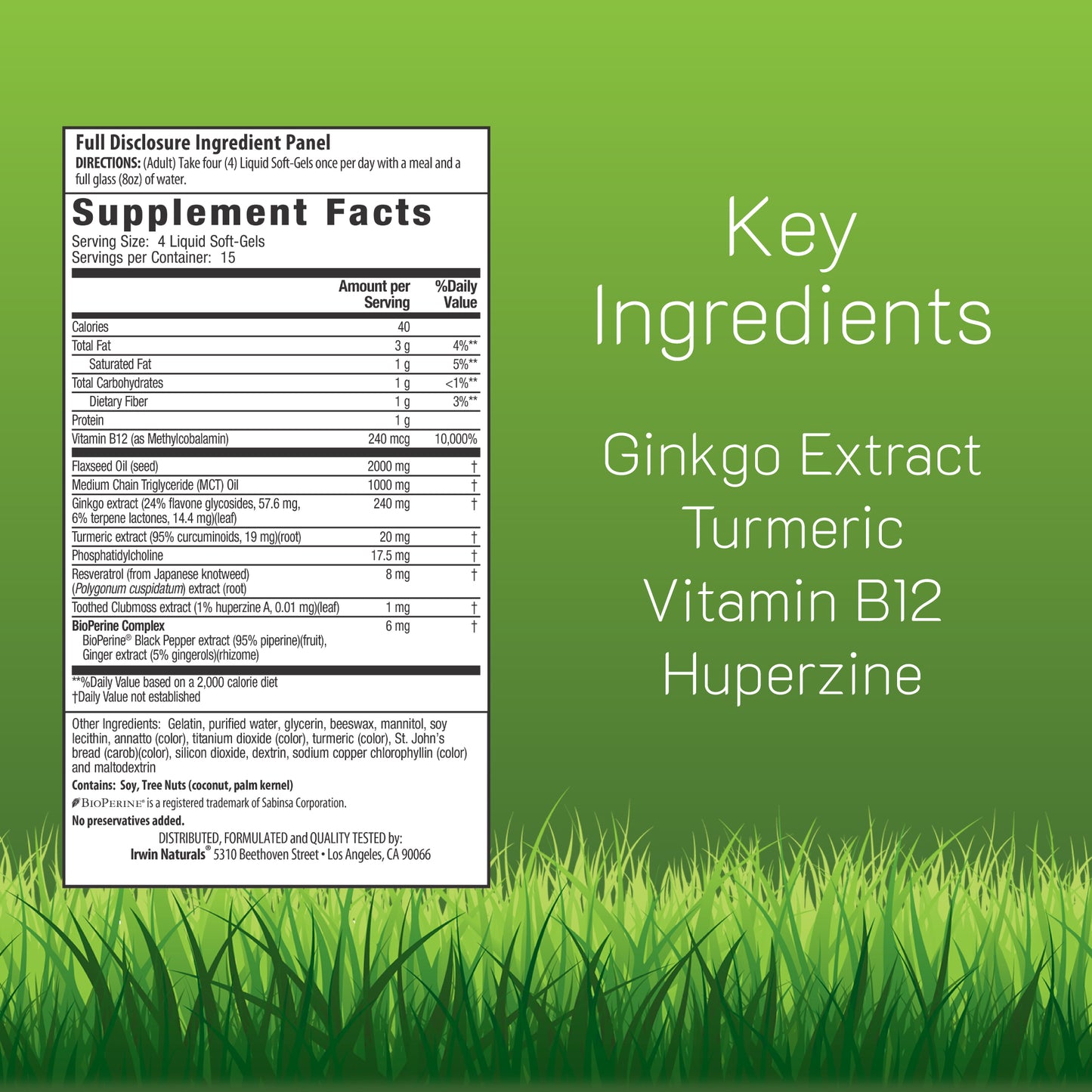 Double-Potency Ginkgo Biloba