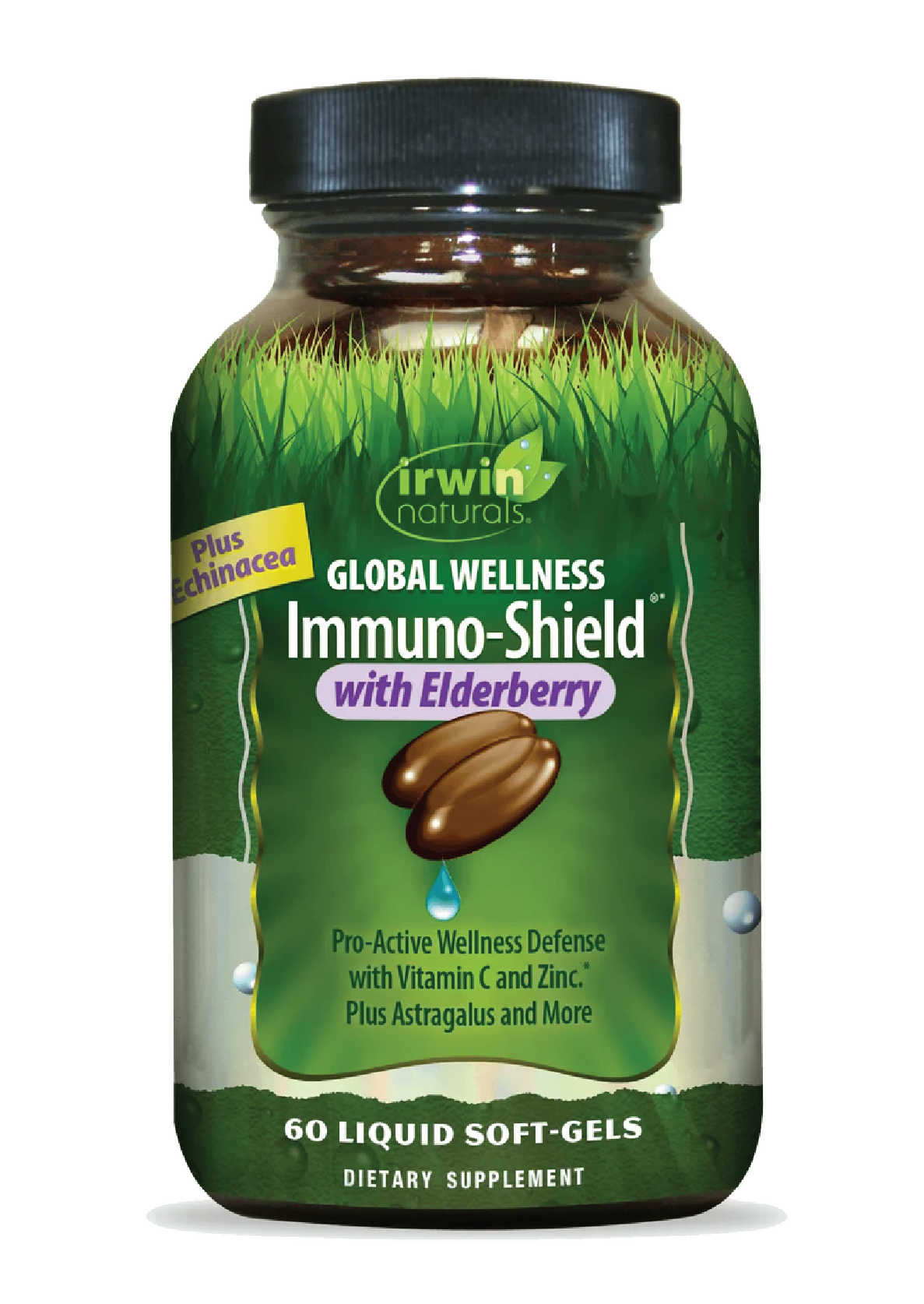 Global Wellness Immuno-Shield with Elderberry-Irwin Naturals