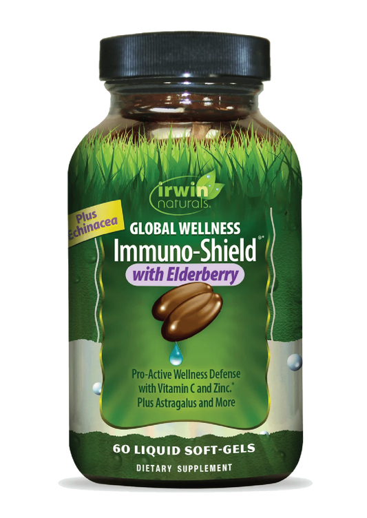 Global Wellness Immuno-Shield with Elderberry-Irwin Naturals