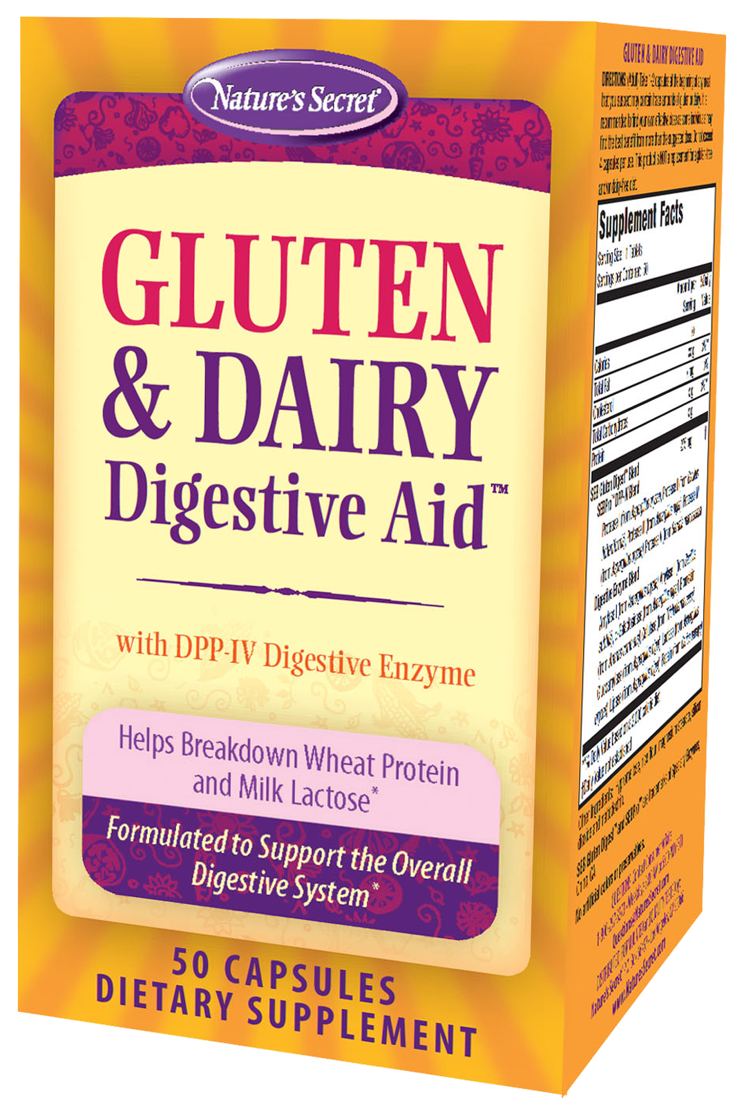 Gluten and Dairy Digestive Aid - Nature's Secret