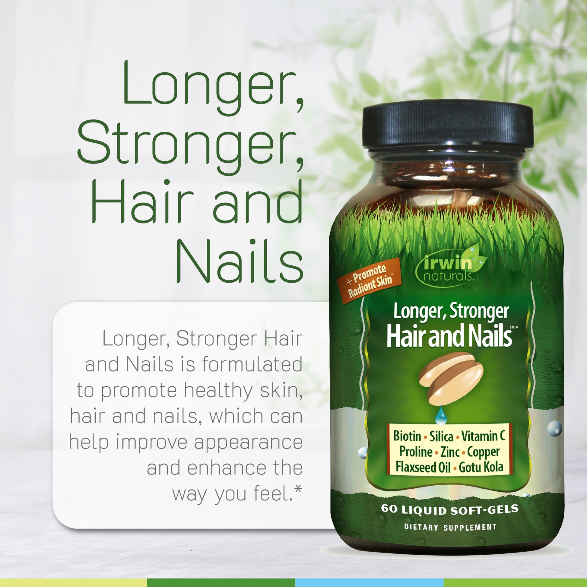 Longer, Stronger Hair and Nails-Irwin Naturals