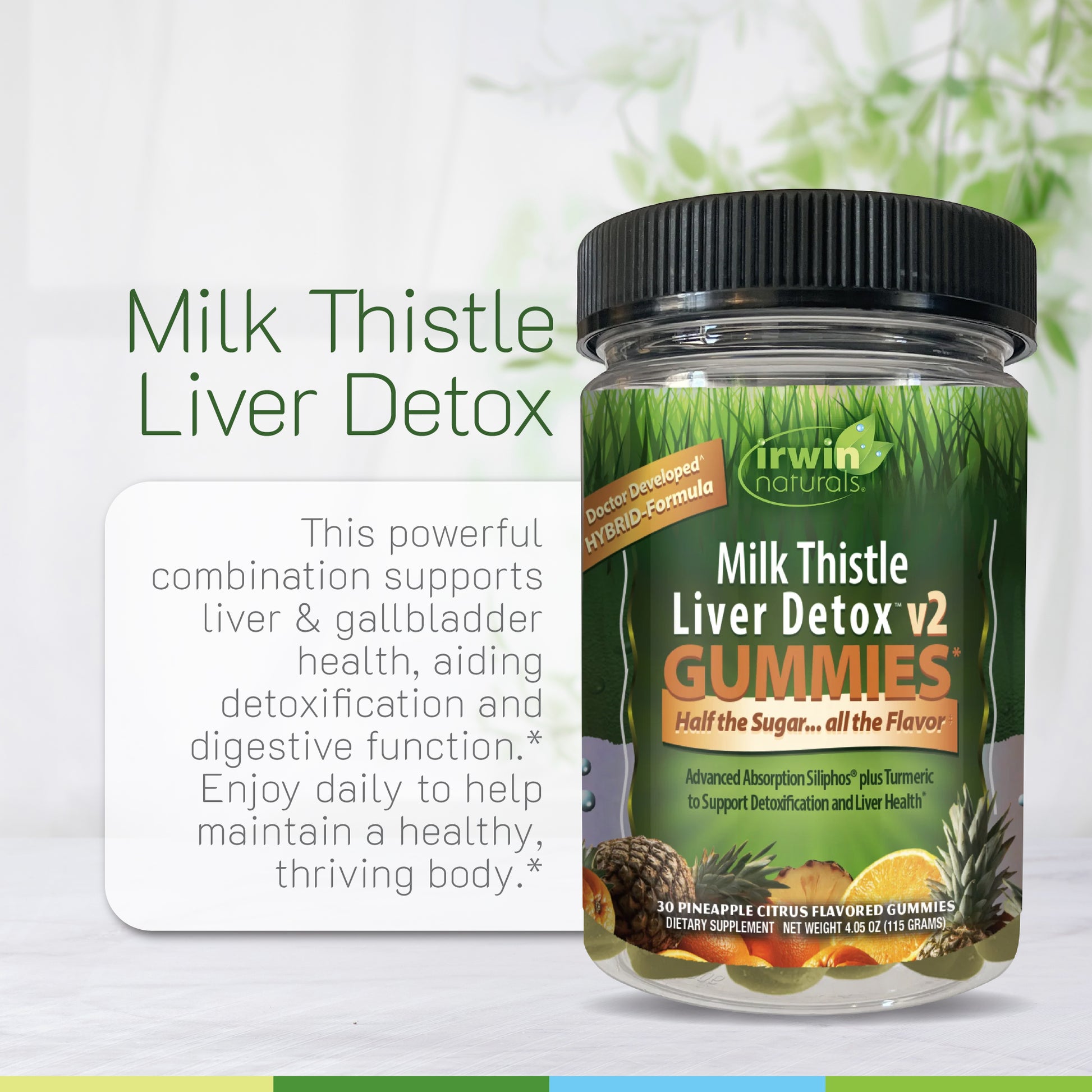product images with description of how this product supports liver & gallbladder health, aids detoxification, and digestive function