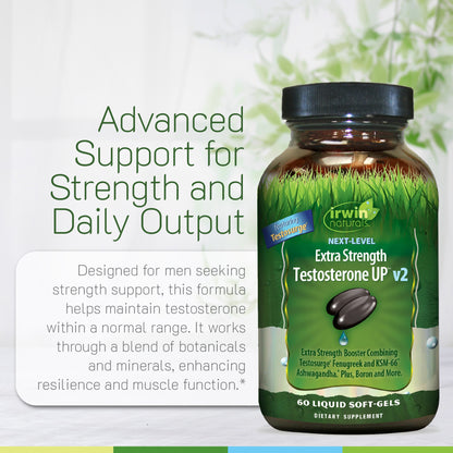 Next-Level Extra Strength Testosterone UP V2-Irwin Naturals
