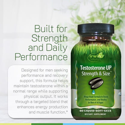 Testosterone UP Strength & Size-Irwin Naturals