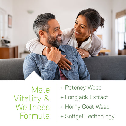 Longjack Extract + Potency Wood (Muira Puama) Primal-Male 60ct-Irwin Naturals