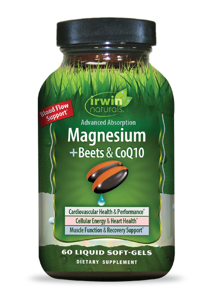 Advanced Absorption Magnesium + Beets & CoQ10-Irwin Naturals