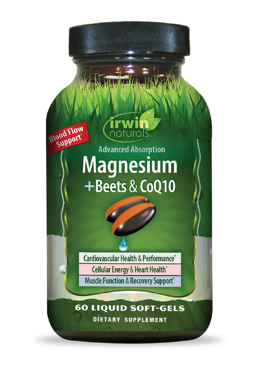 Advanced Absorption Magnesium + Beets & CoQ10-Irwin Naturals