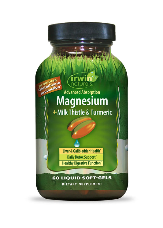 Magnesium + Milk Thistle & Turmeric 60ct