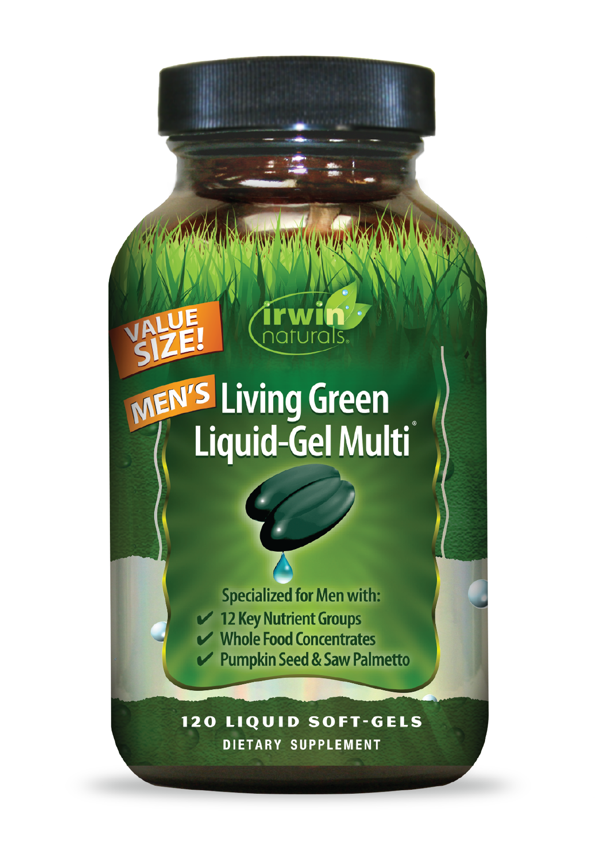 Men's Living Green Liquid-Gel Multi-Irwin Naturals