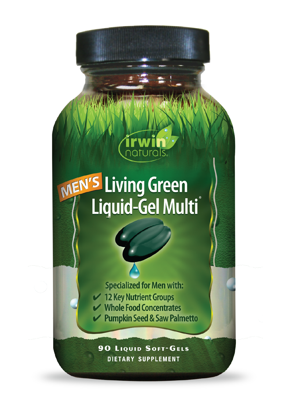 Men's Living Green Liquid-Gel Multi-Irwin Naturals