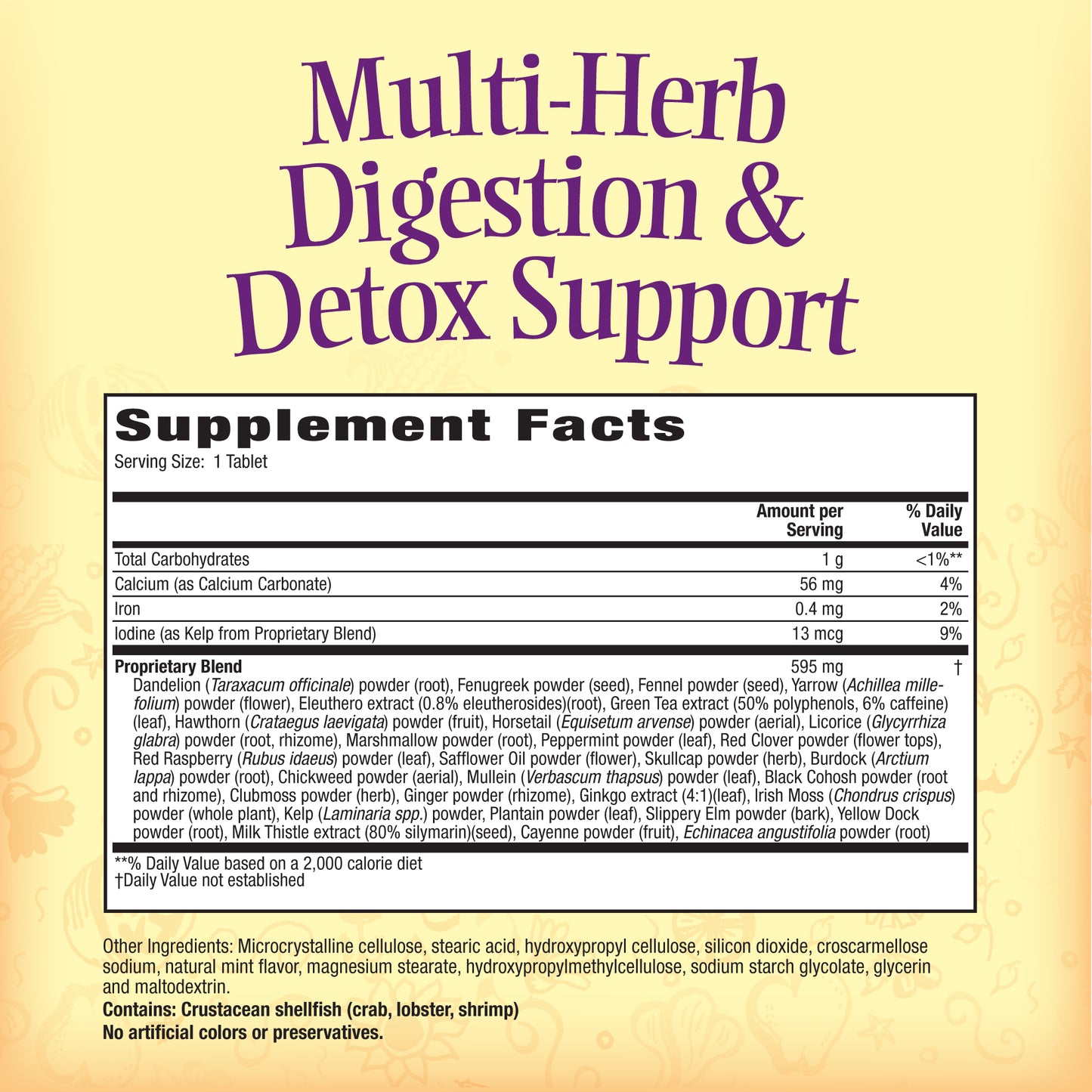 Multi-Herb Digestion & Detox Support - Nature's Secret-Irwin Naturals