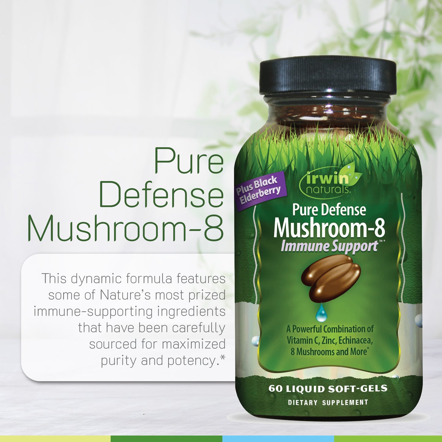 Pure Defense Mushroom-8 Immune Support
