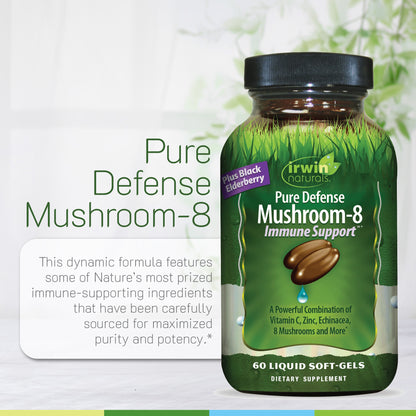 Pure Defense Mushroom-8 Immune Support