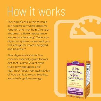 15-Day Weight Loss Support Cleanse & Flush - Nature's Secret-Irwin Naturals