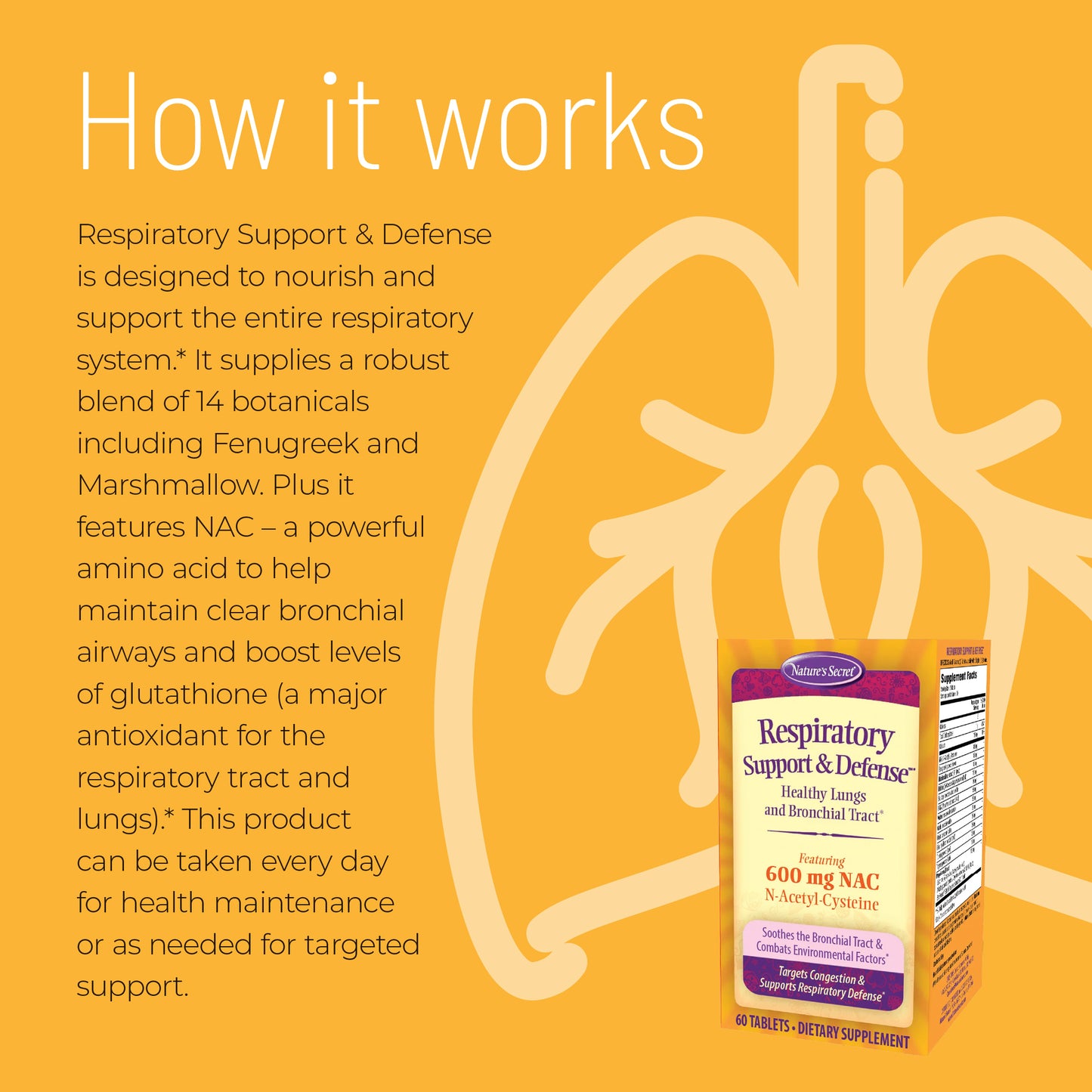 Respiratory Support & Defense - Nature's Secret-Irwin Naturals