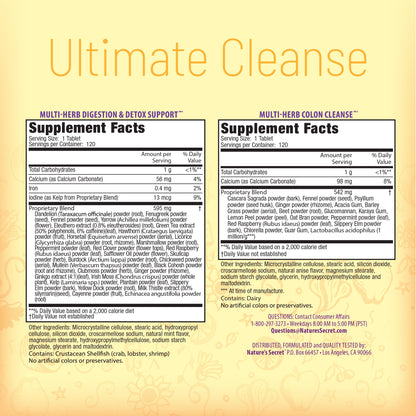 Ultimate Cleanse - Nature's Secret-Irwin Naturals