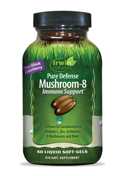 Pure Defense Mushroom-8 Immune Support-Irwin Naturals
