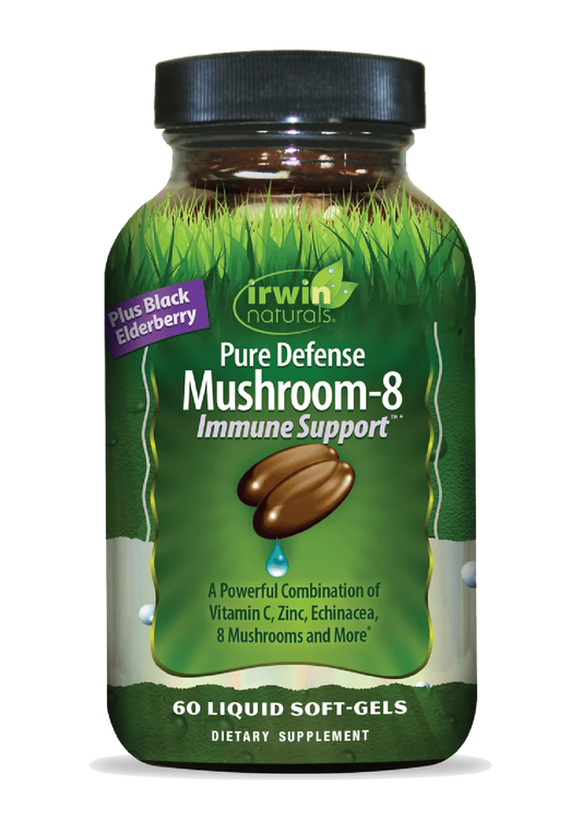 Pure Defense Mushroom-8 Immune Support-Irwin Naturals