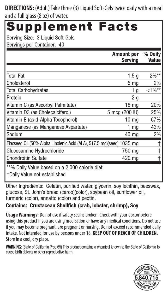 Supplement Facts - Detailed description is given below