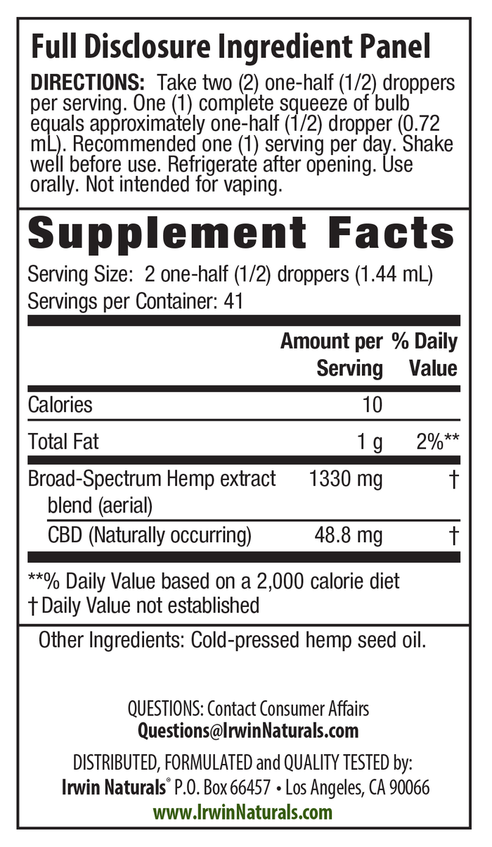 Supplement Facts