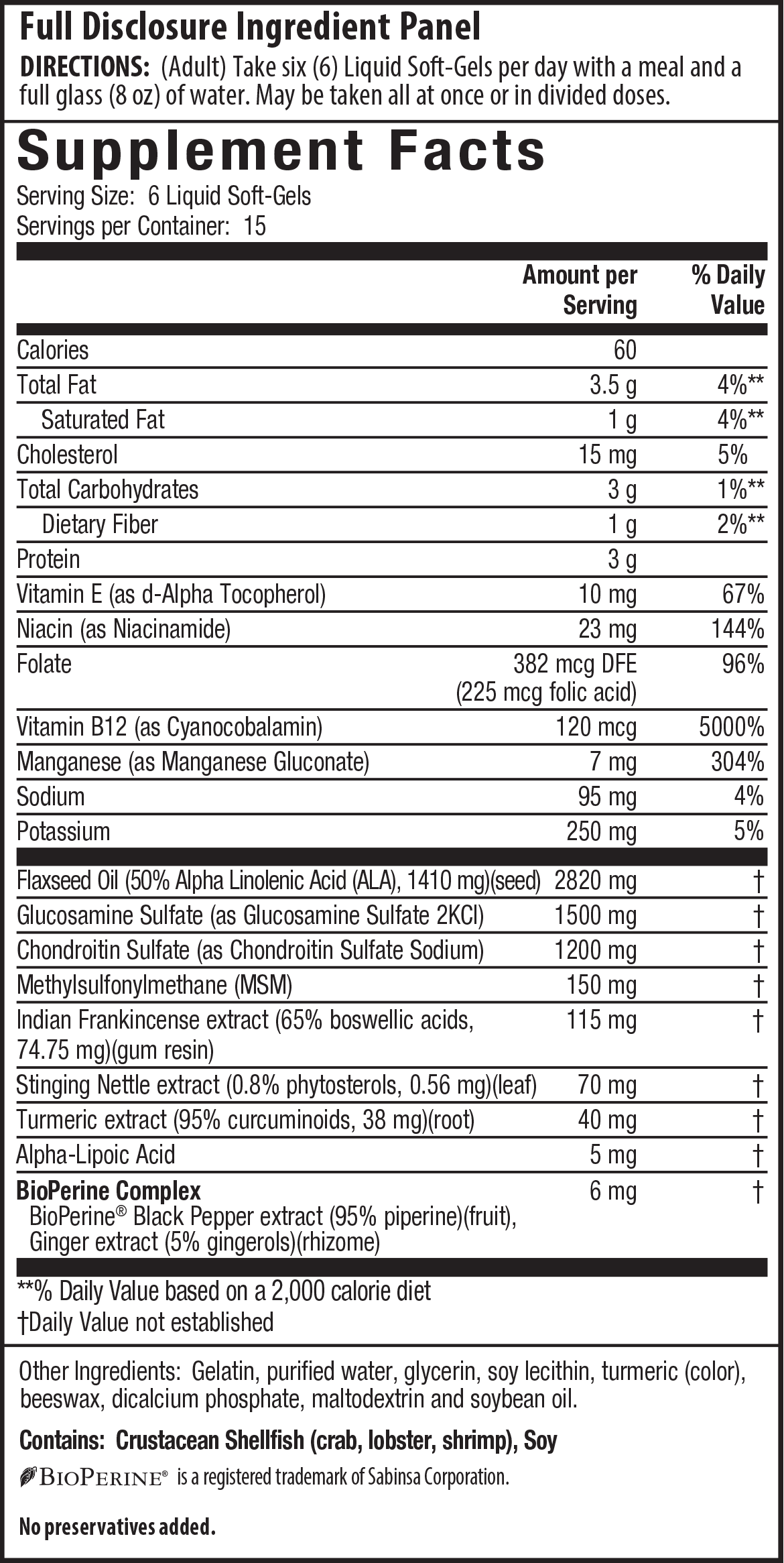 Supplement Facts